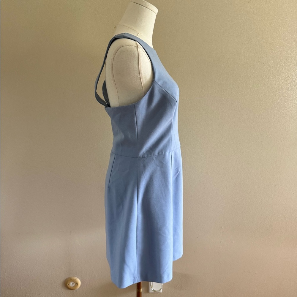 French Connection Sleeveless Pastel Blue Mini Dress - Picture 3 of 5